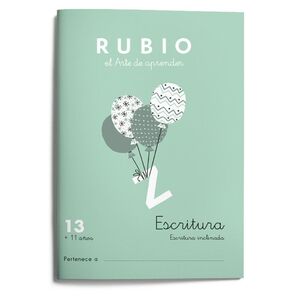 CUADERNOS ESCRITURA 13 RUBIO NE