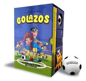 ESTUCHE GOLAZOS: 2 LIBROS + PELOTA   *