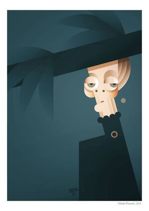 LÁMINA A4 MARÍA PICASSÓ MIRADA